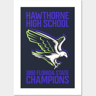 Hawthorne High School - 1991 State Champions |  Welcome Freshmen | 90s Nickelodeon | Stickers and T-Shirts Posters and Art